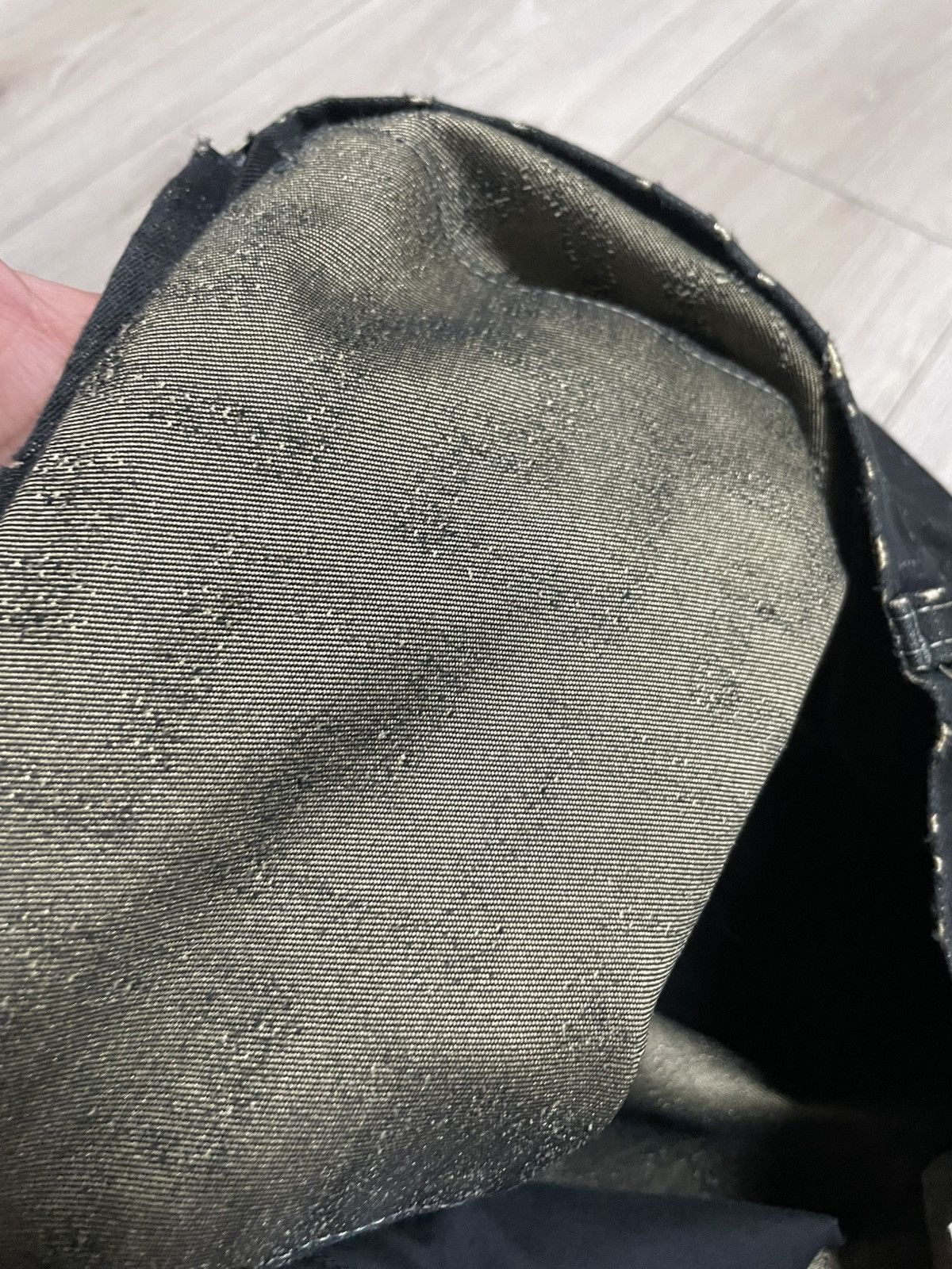 Versace Jeans Couture Vintage Trashed Gianni Versace Monogram Jeans Size US 38 / EU 54 - 19 Thumbnail