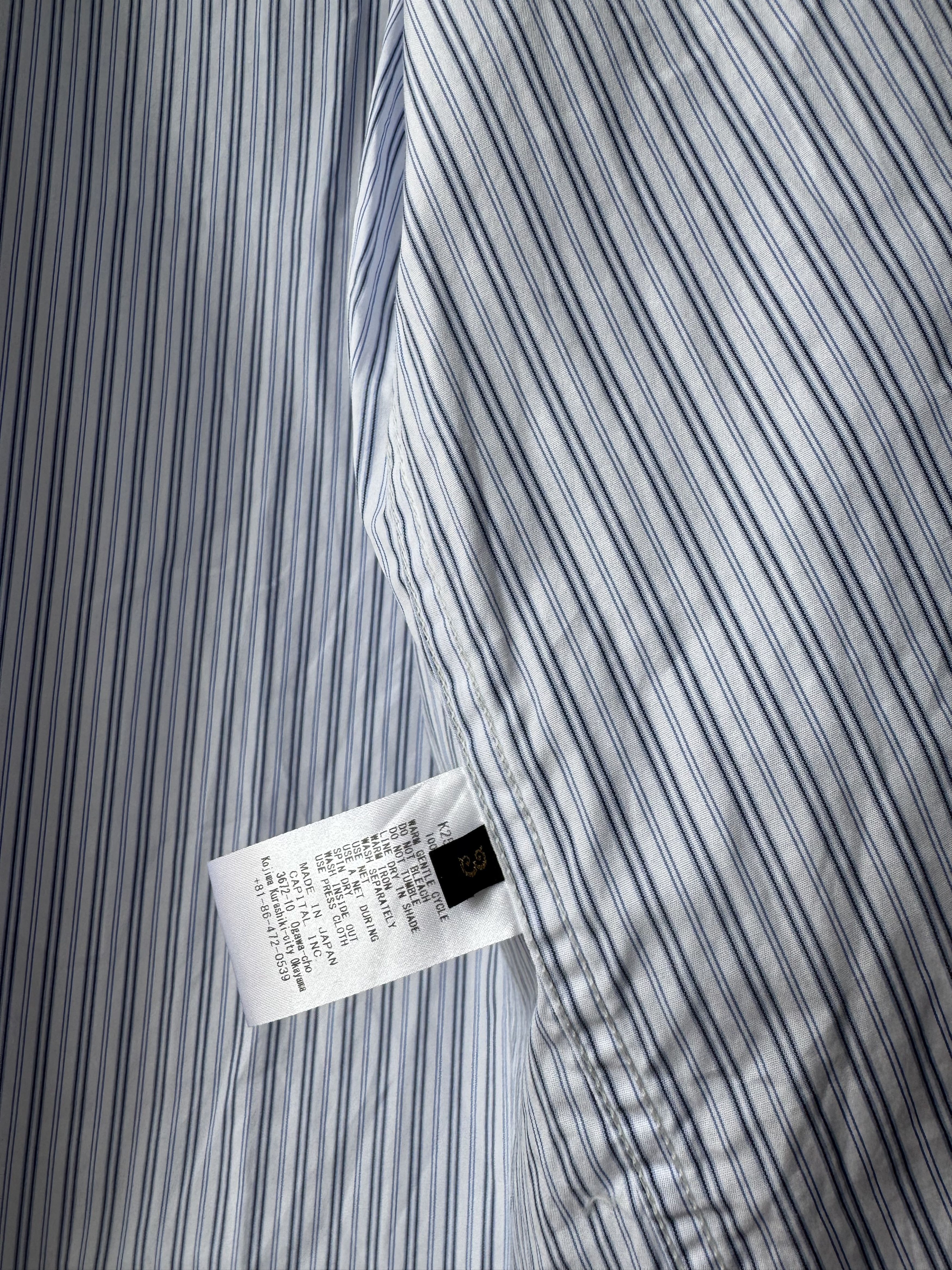 Kapital [3] Cotton Fringe Husky Western Shirt in Stripe Size US L / EU 52-54 / 3 - 7 Thumbnail