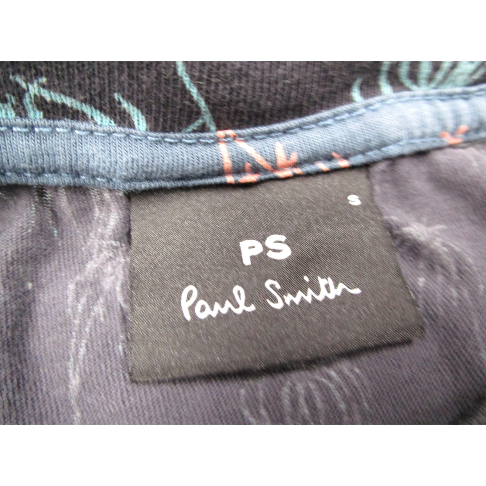 Paul Smith Paul Smith Shirt Mens Small Blue AOP Palms Crew Neck Short Sleeve T-Shirt Beach California City Retro Size US S / EU 44-46 / 1 - 3 Thumbnail