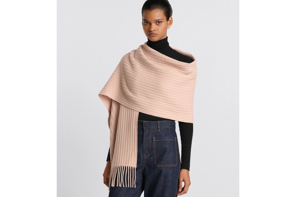 Dior o1bcso1str0226 Size:OS/Bee Scarf in Beige Size ONE SIZE - 5 Thumbnail