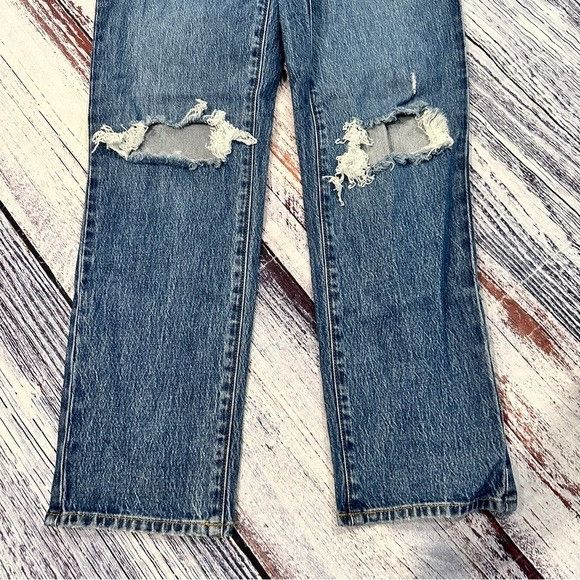 Pacsun NWT Pacsun Curve Straight Distressed Jeans Size 26" / US 2 / IT 38 - 3 Thumbnail