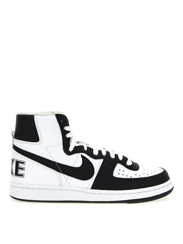 Comme des Garcons Homme × Nike o1mle0924 High-Top Sneakers in White & Black Size US 8 / EU 41 - 1 Thumbnail