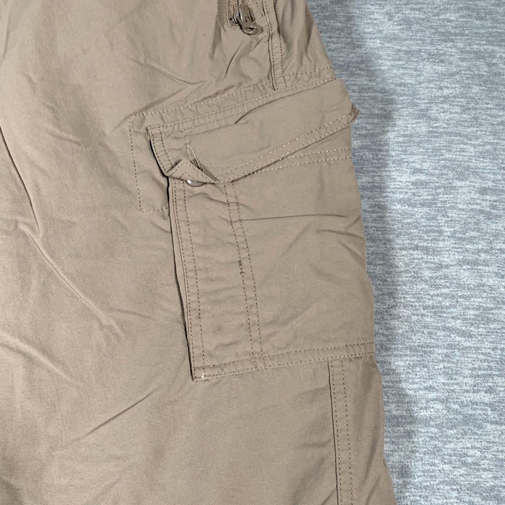 Vintage Clothing Arts P Cubed Pick-Pocket Proof Cargo Pants Mens 42 Khaki Nylon Travel Size US 42 / EU 58 - 4 Thumbnail