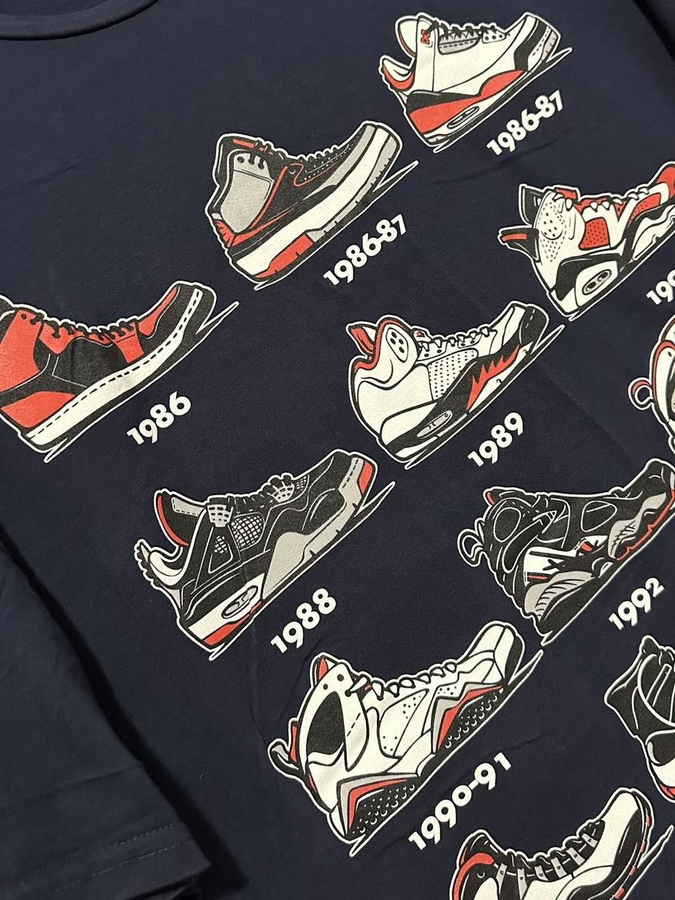 Other Retro Kicks Sneaker Evolution Chart Shirt Size US XXL / EU 58 / 5 - 2 Thumbnail