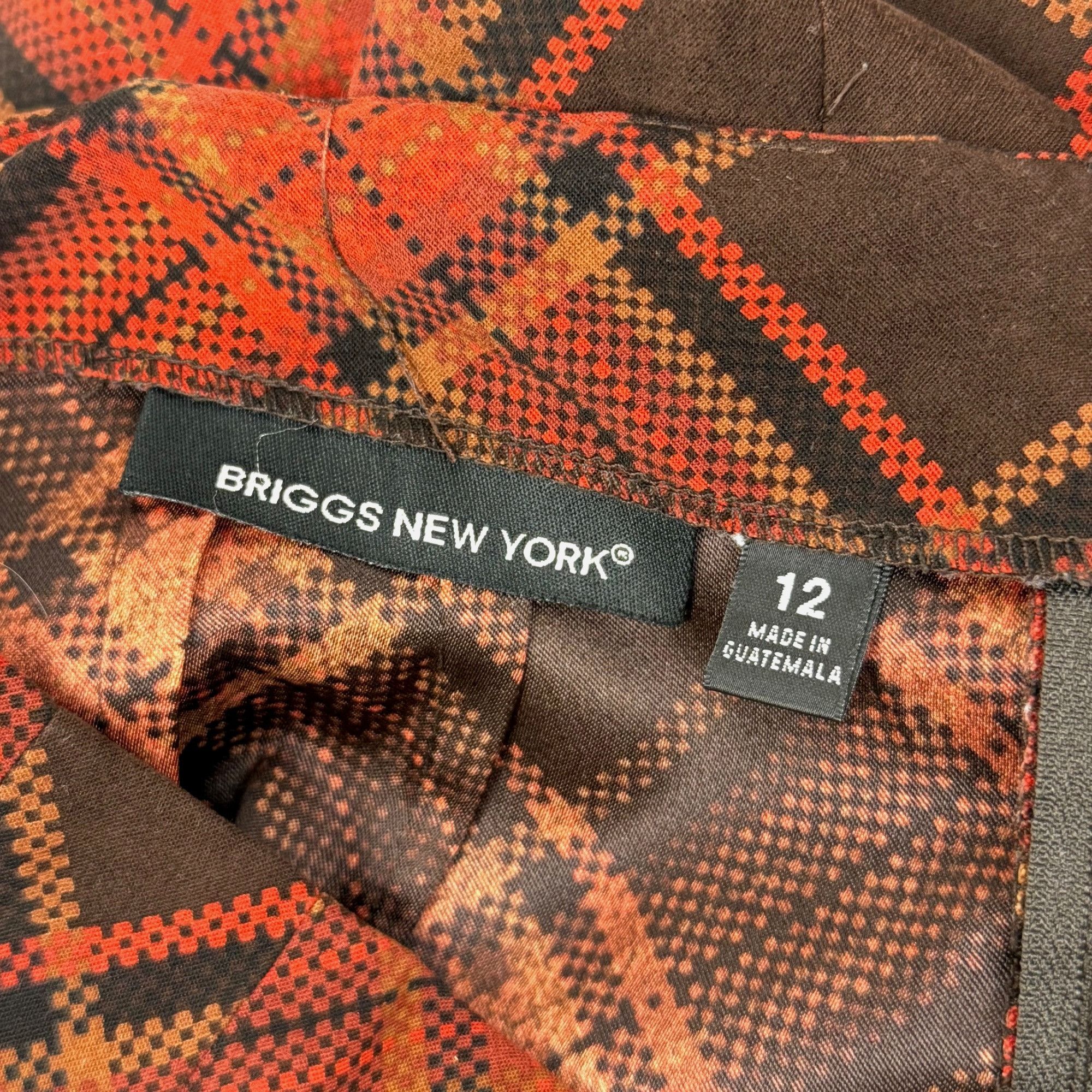 Other Briggs New York Women's Tartan Plaid A-Line Maxi Skirt Size Size 34" / US 12 / IT 48 - 2 Thumbnail