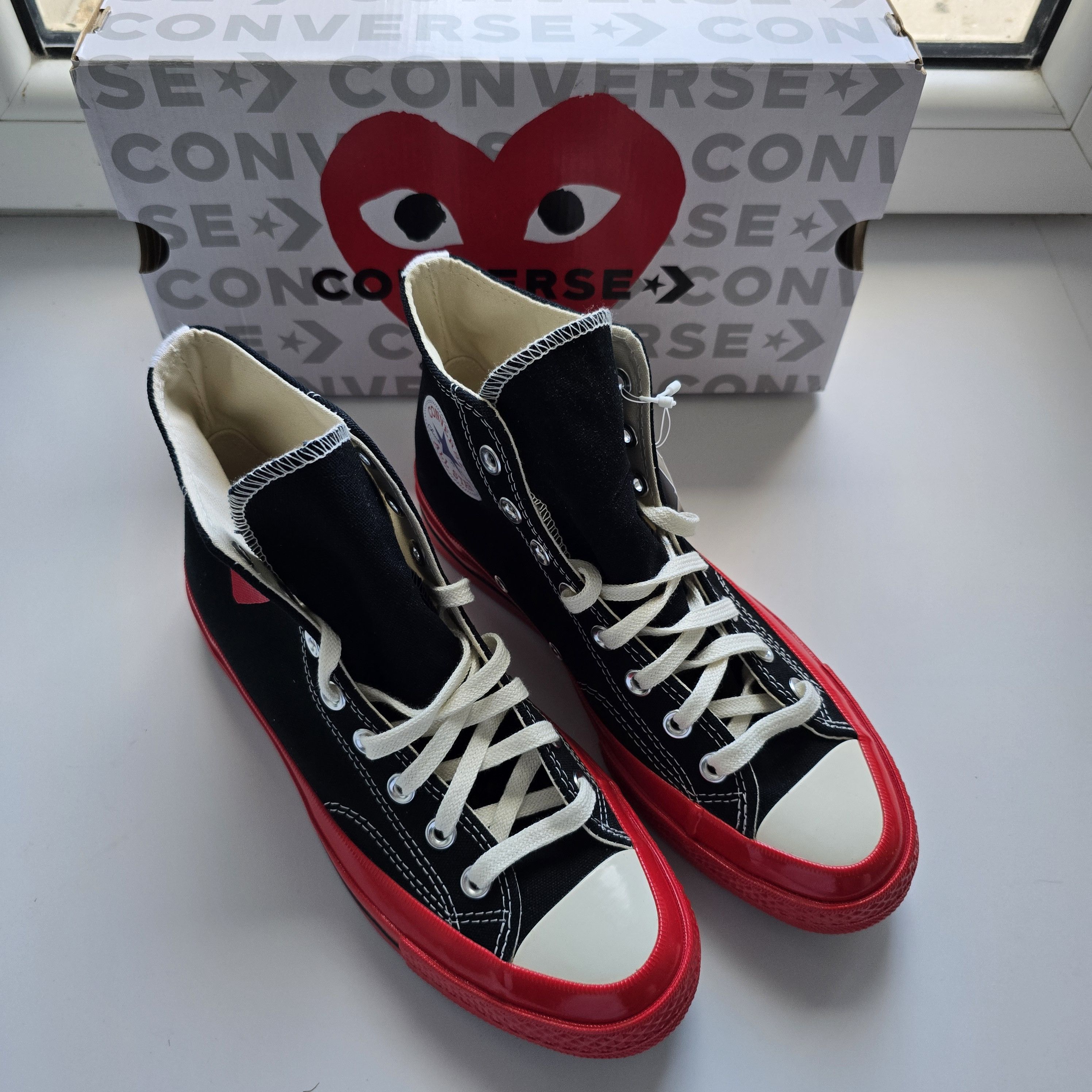 Comme des Garcons PLAY × Converse Converse Chuck 70 x Comme des Garçons PLAY Size US 9.5 / IT 39.5 - 3 Thumbnail