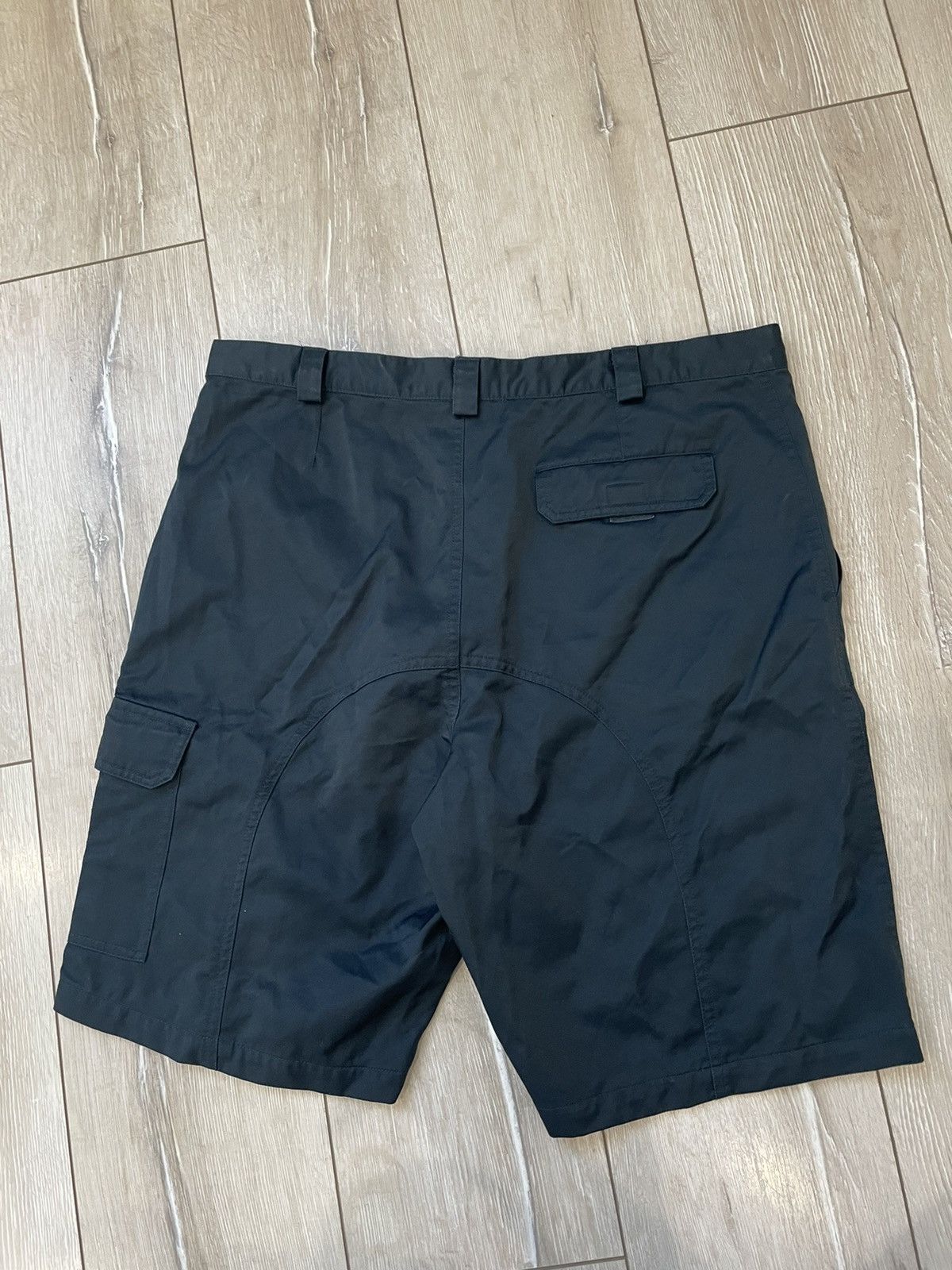 Adidas × Vintage Vintage Adidas Originals Cargo Shorts Mens Blue Satin 1990s Size US 33 - 7 Thumbnail