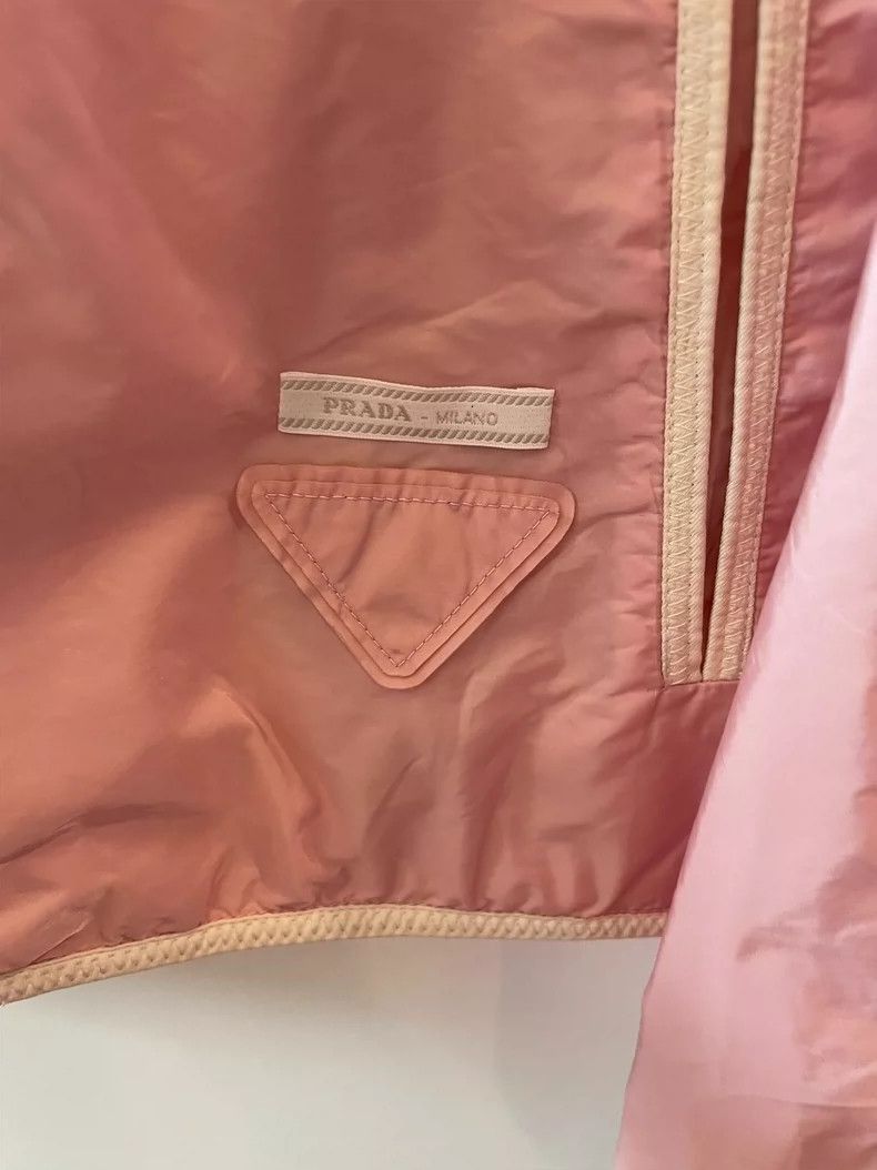 Prada Prada Pink Hooded Jacket Size 38-2506 Size S / US 4 / IT 40 - 2 Thumbnail