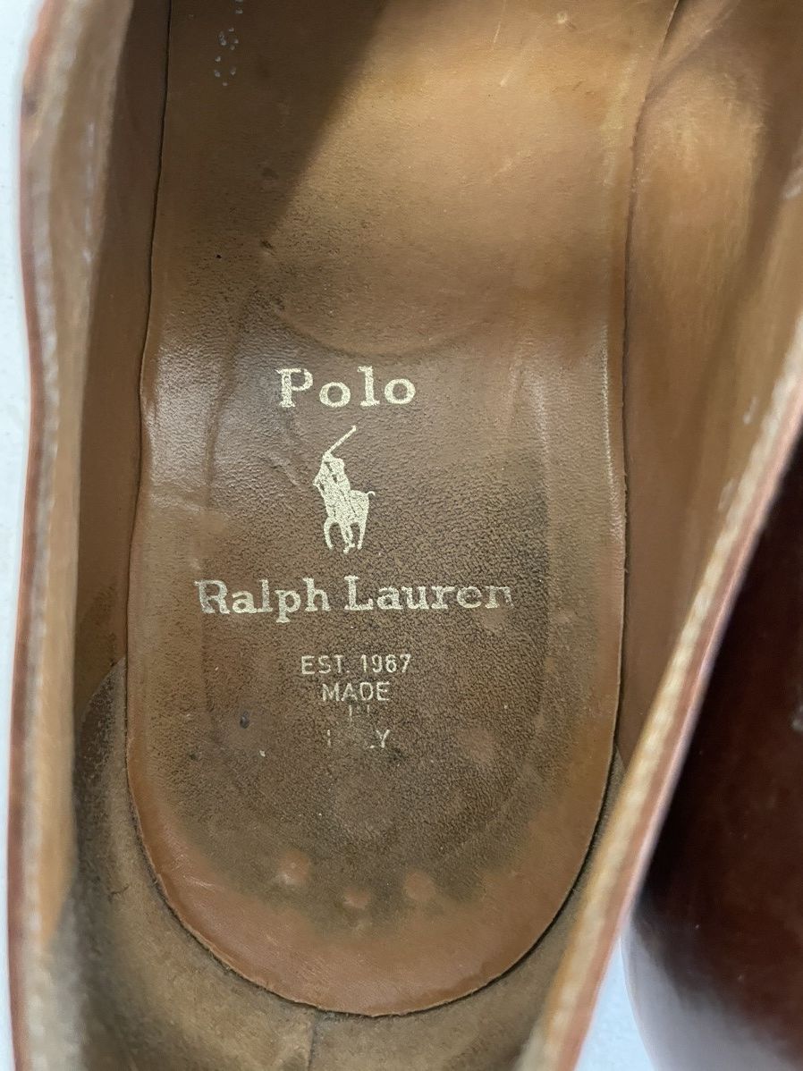 Polo Ralph Lauren × Vintage Perforated Leather Cap Toe Oxfords Size US 9 / EU 42 - 6 Thumbnail