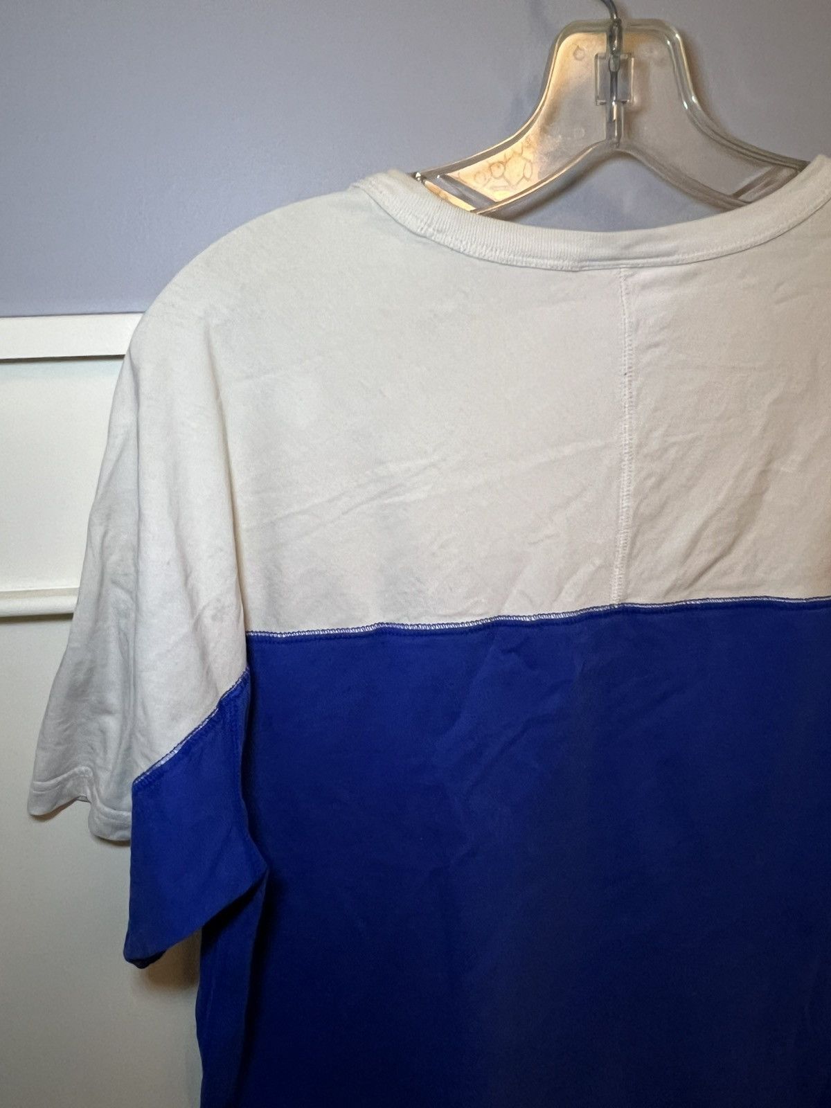 Adidas Vintage Adidas two tone logo t-shirt Size US M / EU 48-50 / 2 - 6 Thumbnail