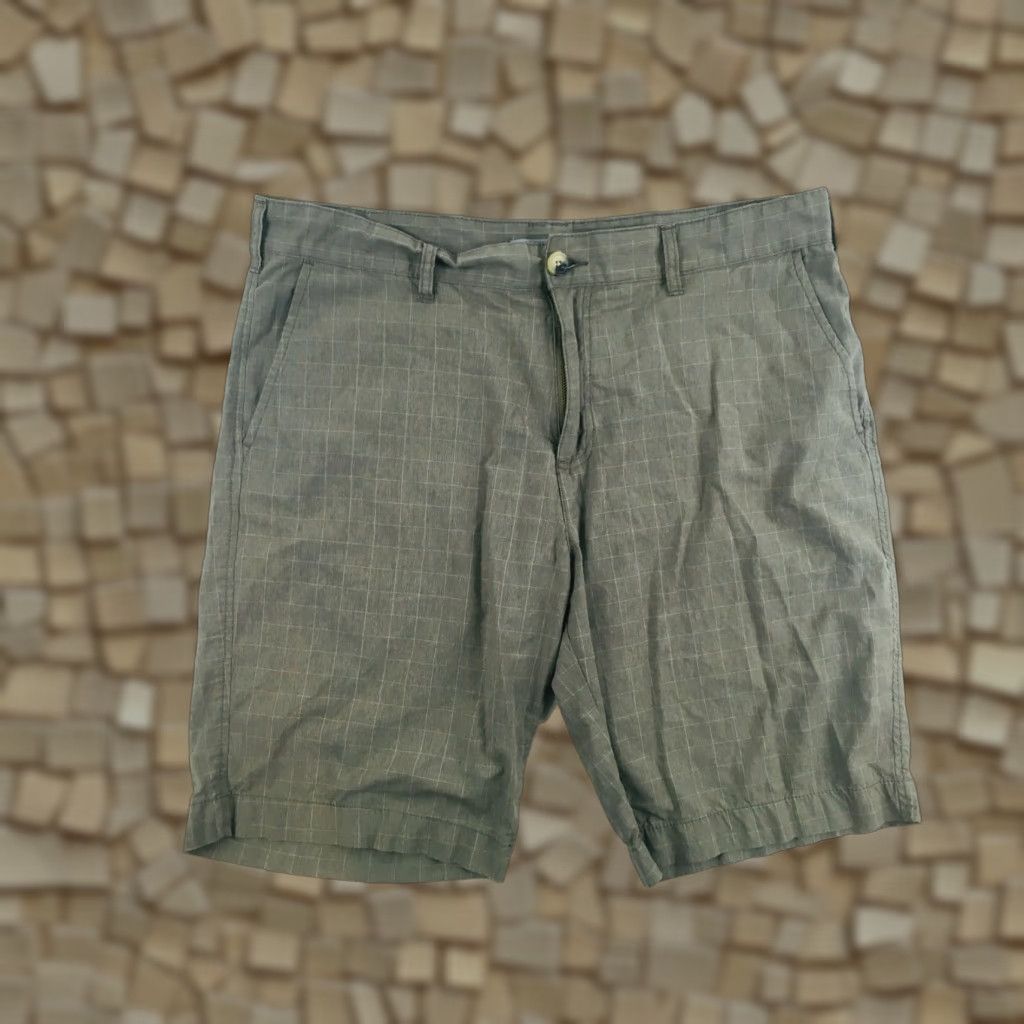 Vintage Method Chino Shorts Mens Size 38 Greenish Brown Checkered Outdoor Casual Pockets RN63925 Size US 38 / EU 54 - 1 Thumbnail