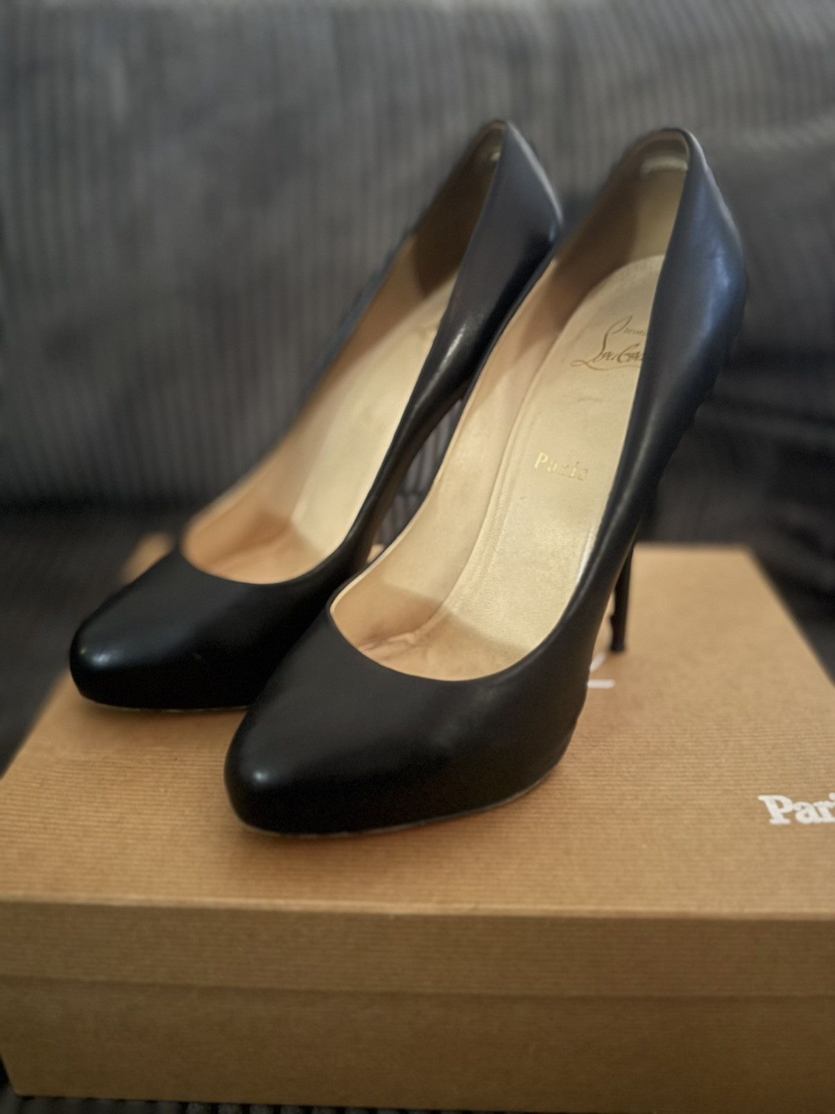 Christian Louboutin Black Christian Louboutin heels Size US 8.5 / IT 38.5 - 1 Thumbnail