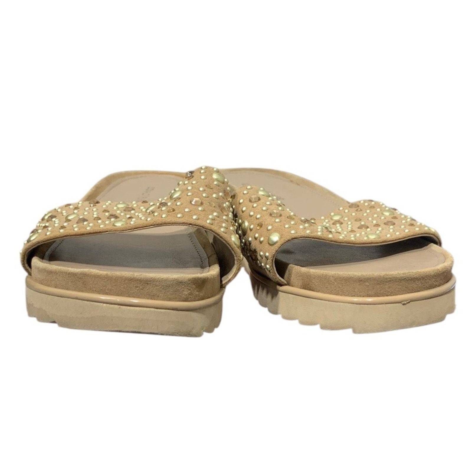 Donald Pliner Donald J. Pliner Cava Suede Studded Slide SZ 9 Size US 9 / IT 39 - 6 Thumbnail