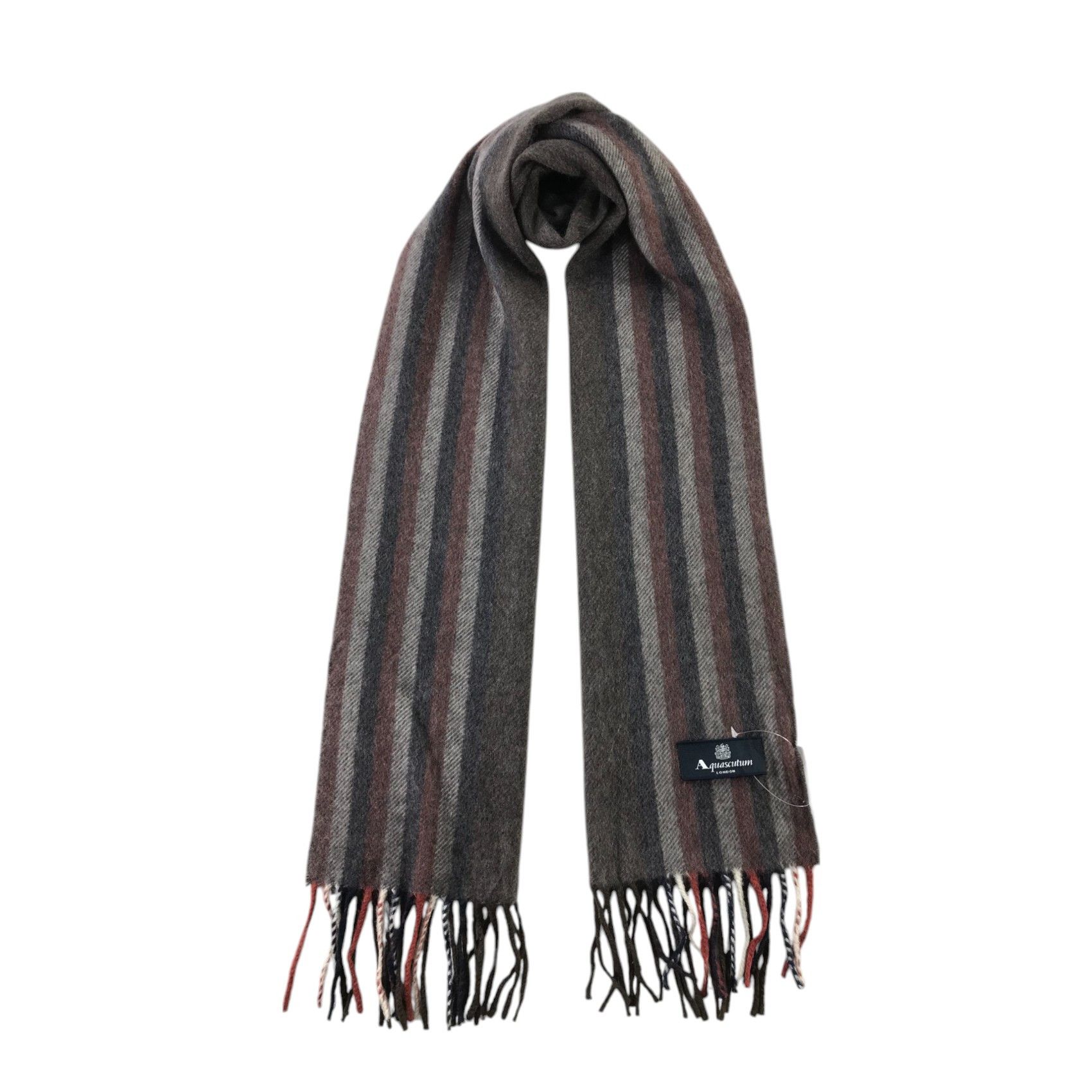 Aquascutum × Vintage Aquascutum Scarf / Muffler / Neckwear - WW2192 Size ONE SIZE - 1 Thumbnail