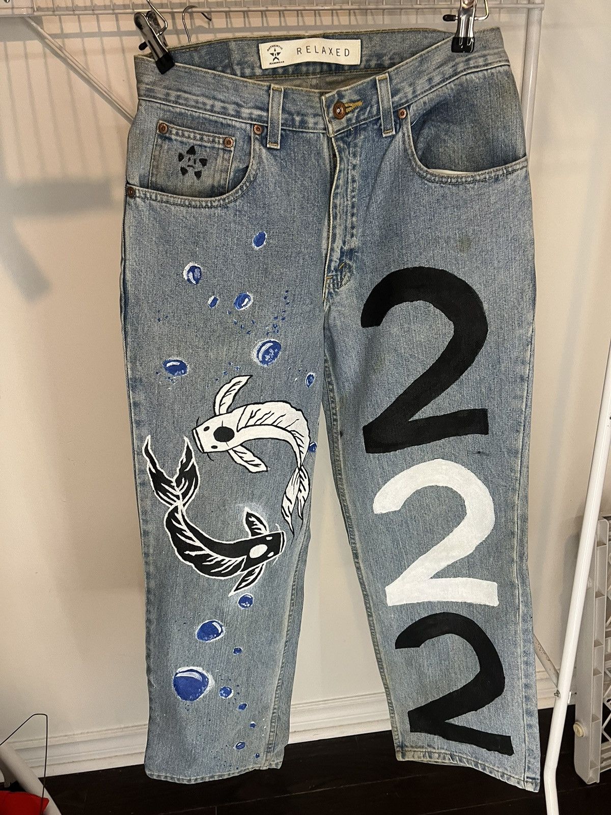 Arizona Jean Co. Hand painted denim Size US 32 / EU 48 - 3 Thumbnail