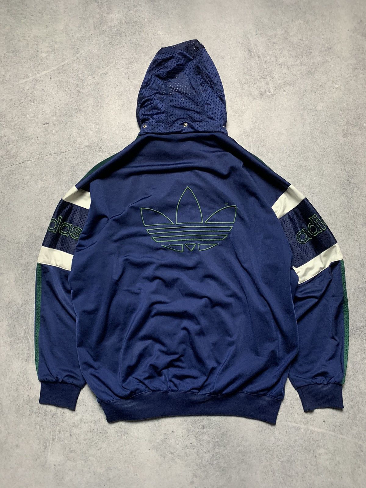 Vintage Vintage Adidas Tracksuit Zip sweatshirt jacket Size US XL / EU 56 / 4 - 10 Thumbnail