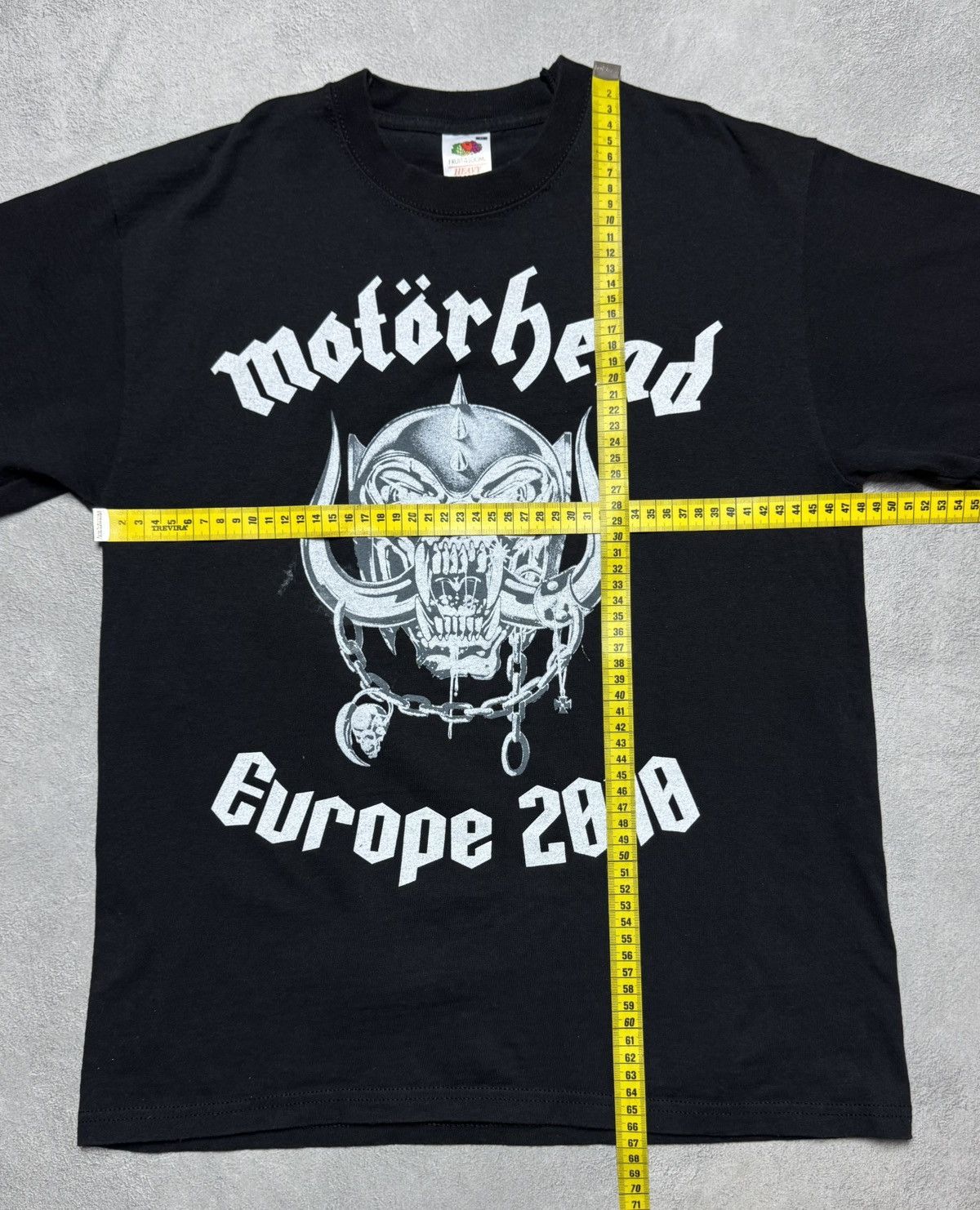 Fruit Of The Loom Motorhead European Tour 2010 Band T-Shirt Double-Sided Print Size US M / EU 48-50 / 2 - 13 Thumbnail
