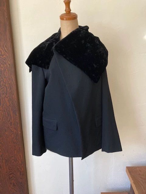 Comme des Garcons Comme des Garcons Velvet irregular lapel coat Size M / US 6-8 / IT 42-44 - 2 Thumbnail