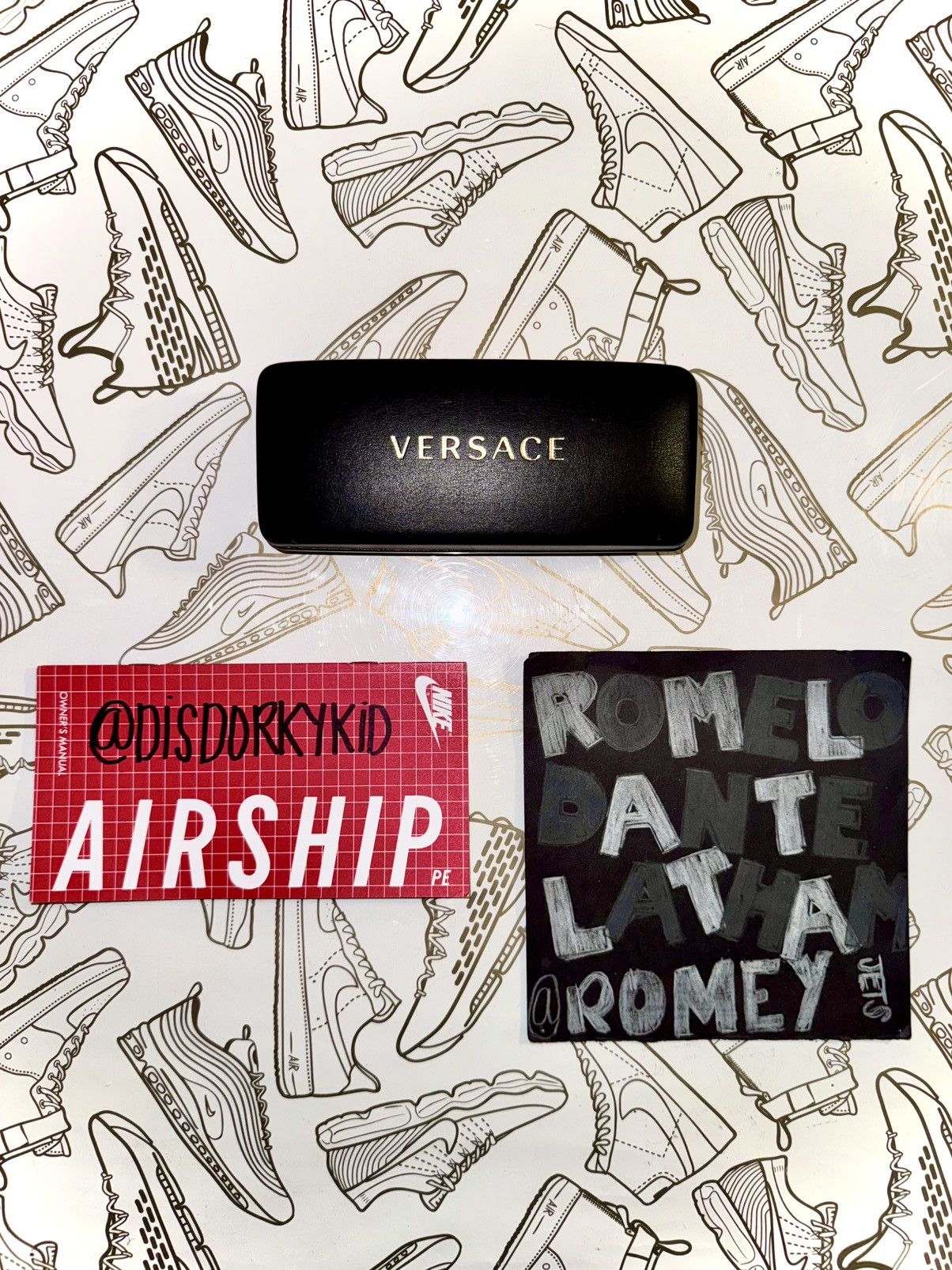 Versace Medium Black Versace Eyeglass Case Size ONE SIZE - 1 Thumbnail