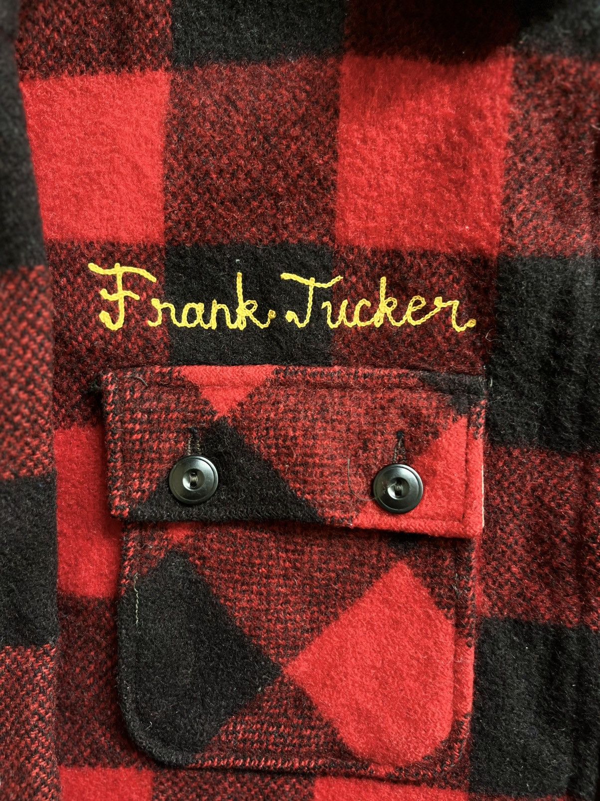 Vintage Vintage 50’s mackinaw buffalo plaid wool zip jacket Size US XL / EU 56 / 4 - 7 Thumbnail