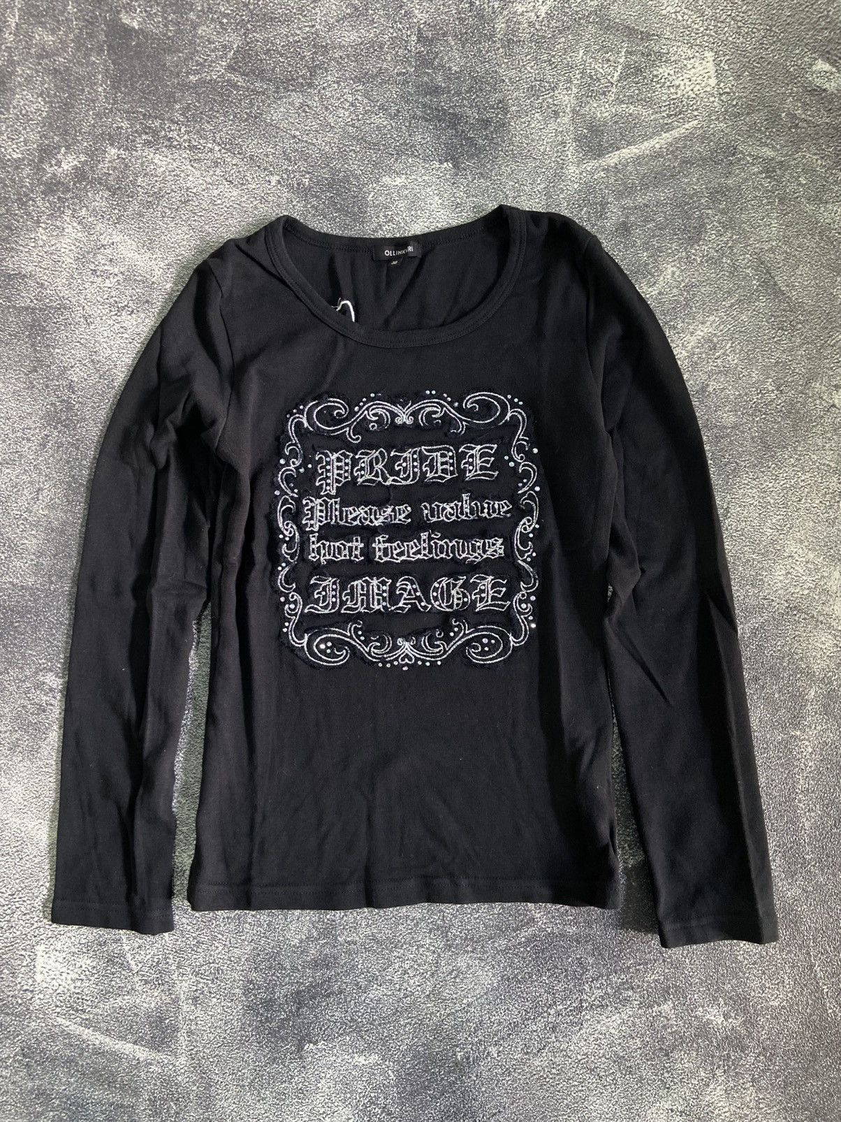 If Six Was Nine × Japanese Brand × Le Grande Bleu (L.G.B.) Ollinkari Pride Please Value Poem Longsleeve Size S / US 4 / IT 40 - 1 Thumbnail