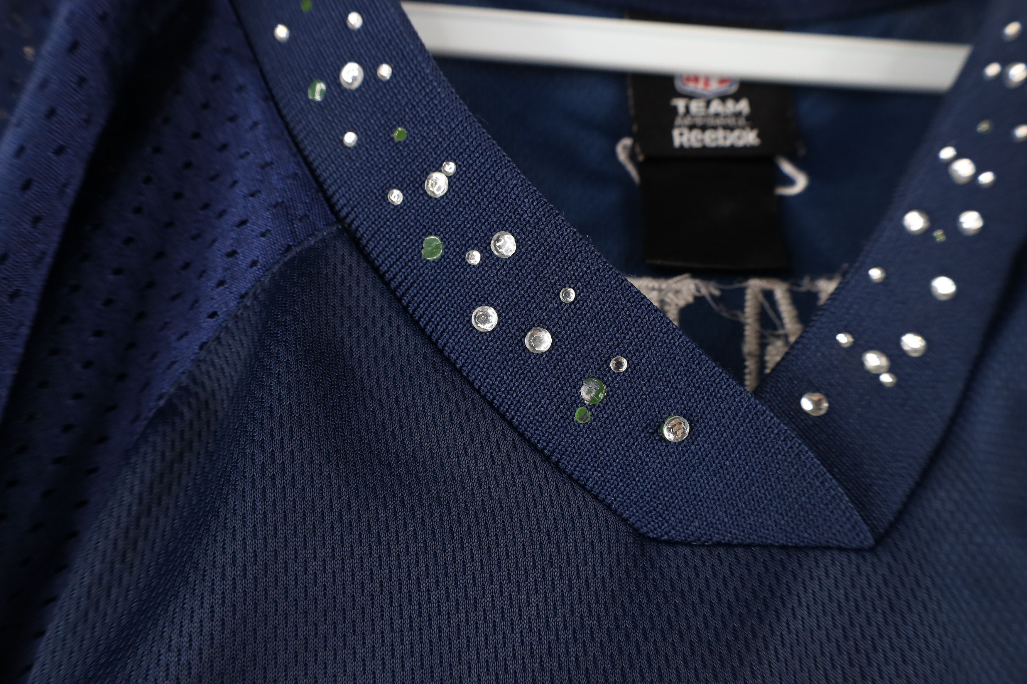 Reebok × Vintage Vintage Reebok Ware Dallas Cowboys Football Jersey Blue Size L / US 10 / IT 46 - 8 Thumbnail