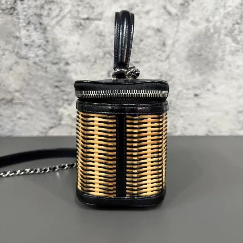 Chanel Chanel Black Bamboo Woven Bag Box -2505 Size ONE SIZE - 3 Thumbnail
