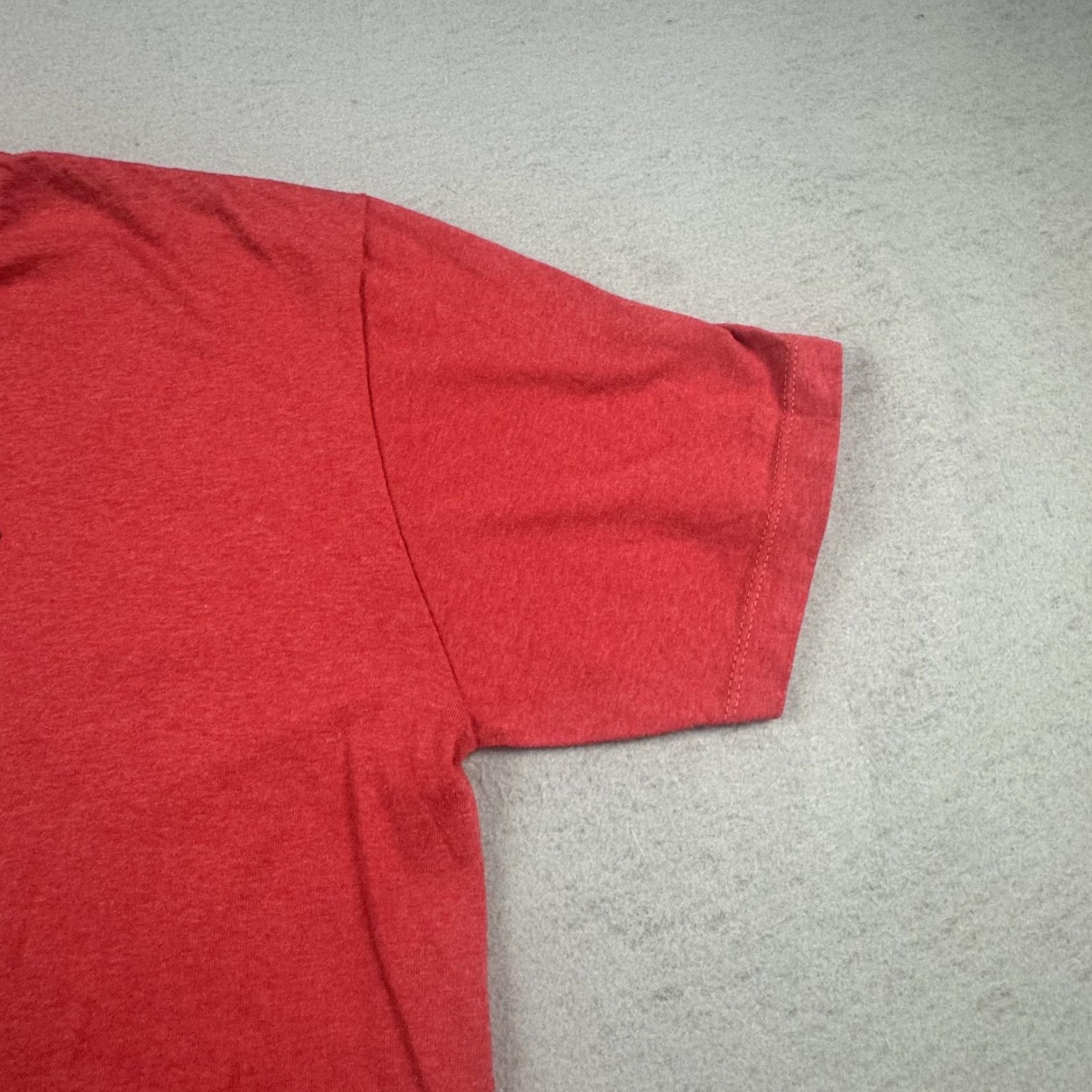 Other VINTAGE Popeye Graphic T-Shirt Mens Large Red Heather Cartoon Crewneck "Strong to the Finish" Size US L / EU 52-54 / 3 - 4 Thumbnail