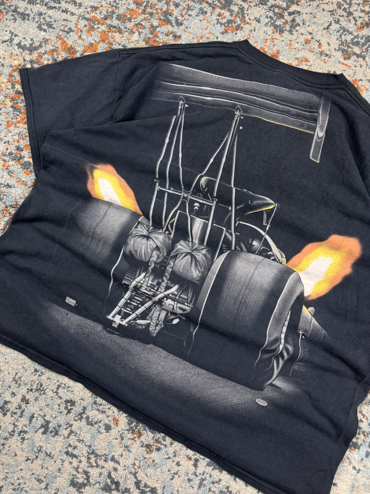 Vintage Vintage NHRA Dragster all over print tee Size US XXL / EU 58 / 5 - 6 Thumbnail