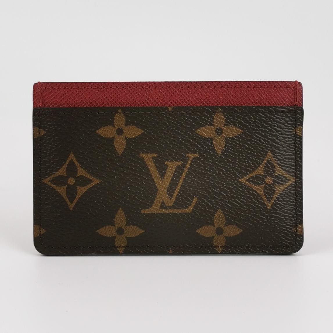 Louis Vuitton Louis Vuitton (LV) Cowhide Colorblock Monogram Print Card H Size ONE SIZE - 2 Thumbnail