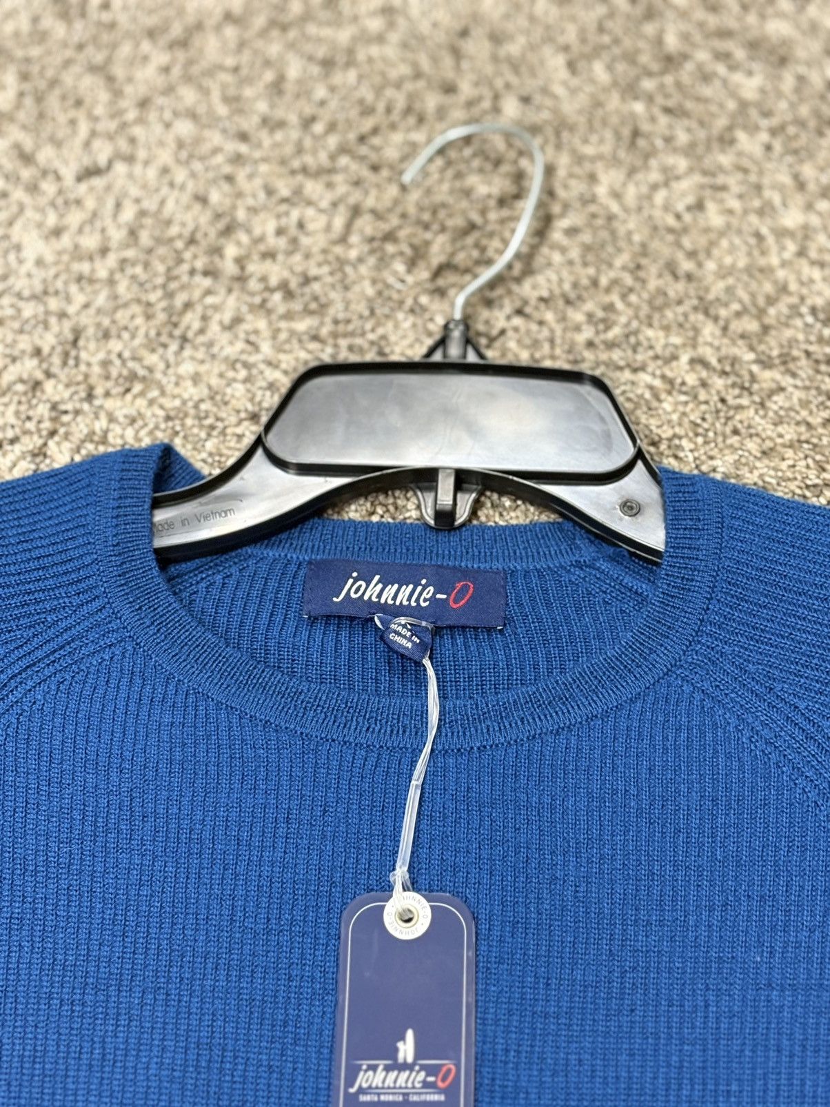 johnnie-O NWT Johnnie-O Medlin-SMS Sweater Men’s Medium Crewneck Blue Size US M / EU 48-50 / 2 - 4 Thumbnail