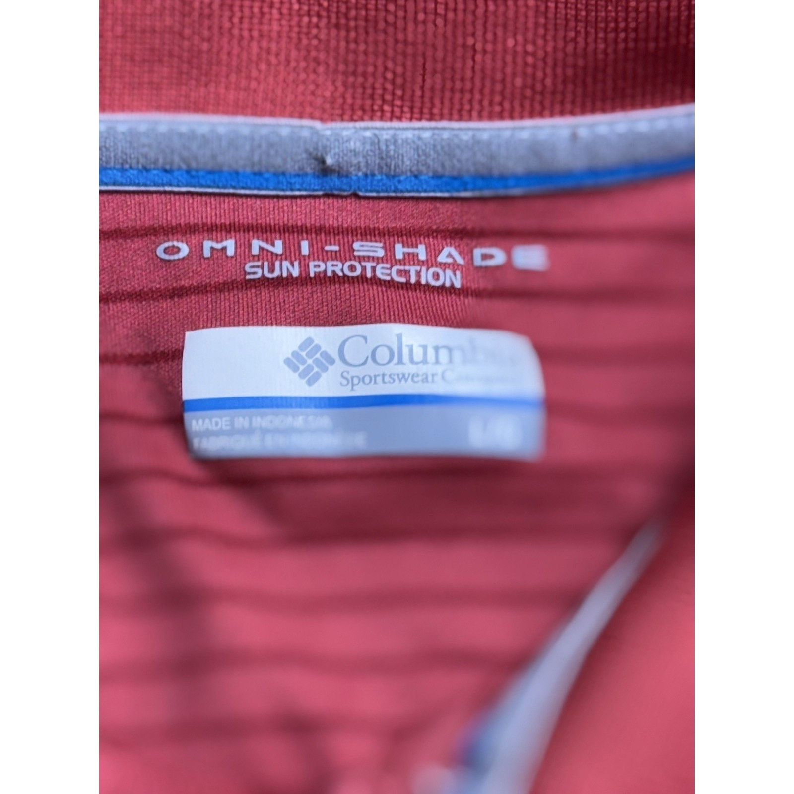 Columbia Columbia Omni Shade Red ShortSleeve Polo Shirt Men’s L Size US L / EU 52-54 / 3 - 5 Thumbnail