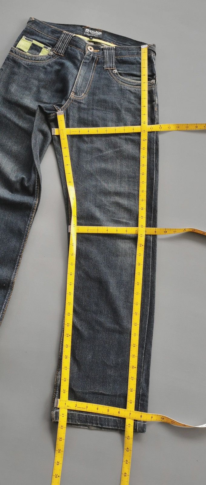 Japanese Brand Nylaus Japan Checkered Denim Jeans Size US 30 / EU 46 - 10 Thumbnail