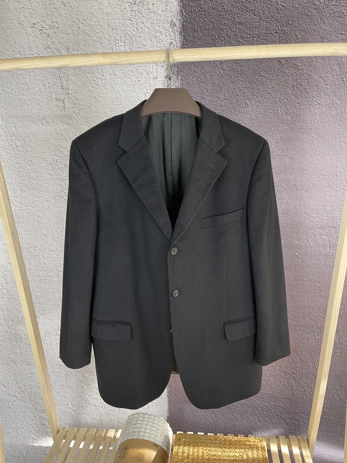 Ermenegildo Zegna Ermenegildo Zegna Soft silk wool cashmere 3 button blazer Size 46R - 1 Thumbnail