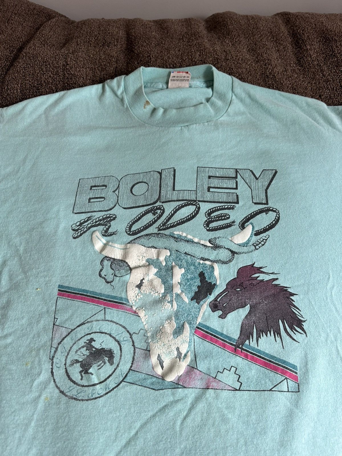 Fruit Of The Loom × Vintage 1992 Vintage “Boley Rodeo, OK” Tee Size US XL / EU 56 / 4 - 2 Thumbnail