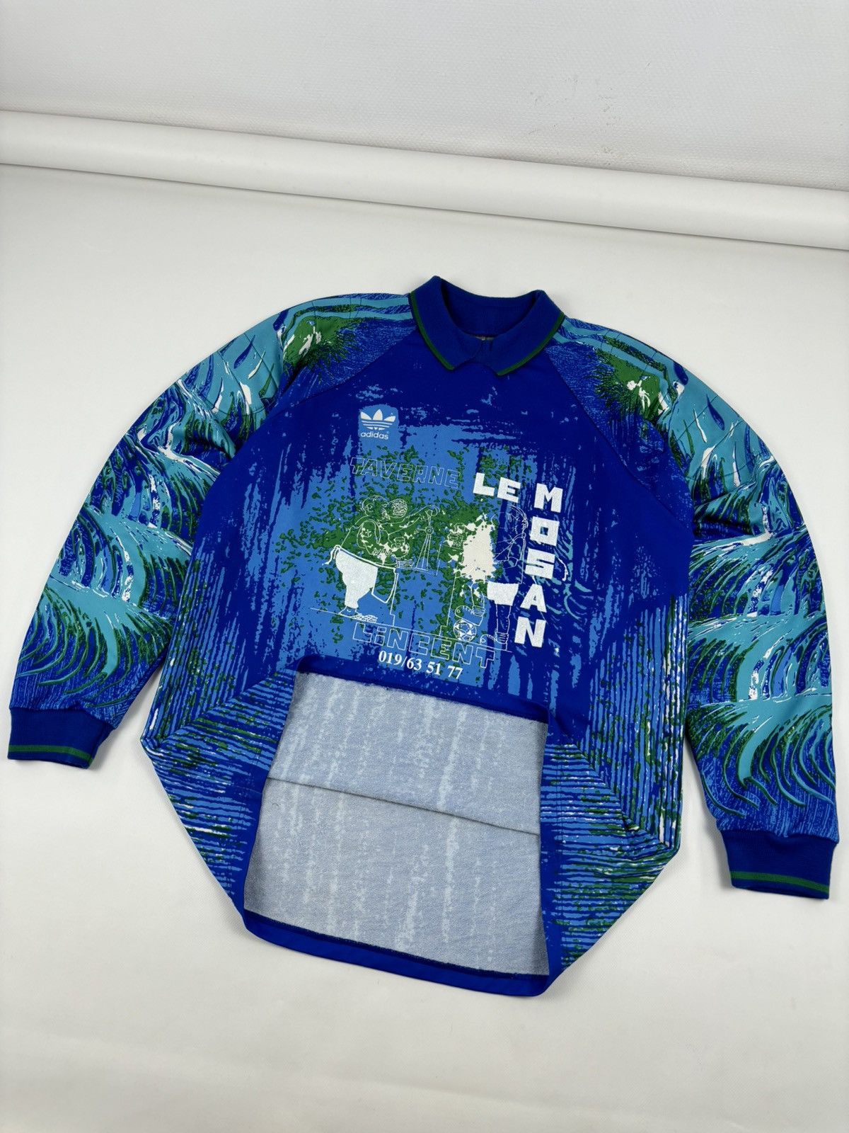 Adidas × Vintage VTG 90's ADIDAS Barthez France Football Goalkeeper Long Sleeve Shirt Jersey XL Size US XL / EU 56 / 4 - 5 Thumbnail