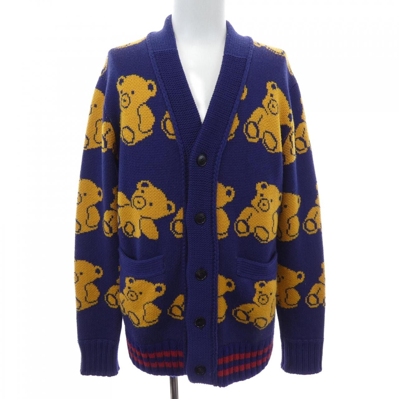 Gucci Gucci Gucci Cardigan Textile Tops 442638X1357 DUTY FREE for USA Size ONE SIZE - 1 Thumbnail