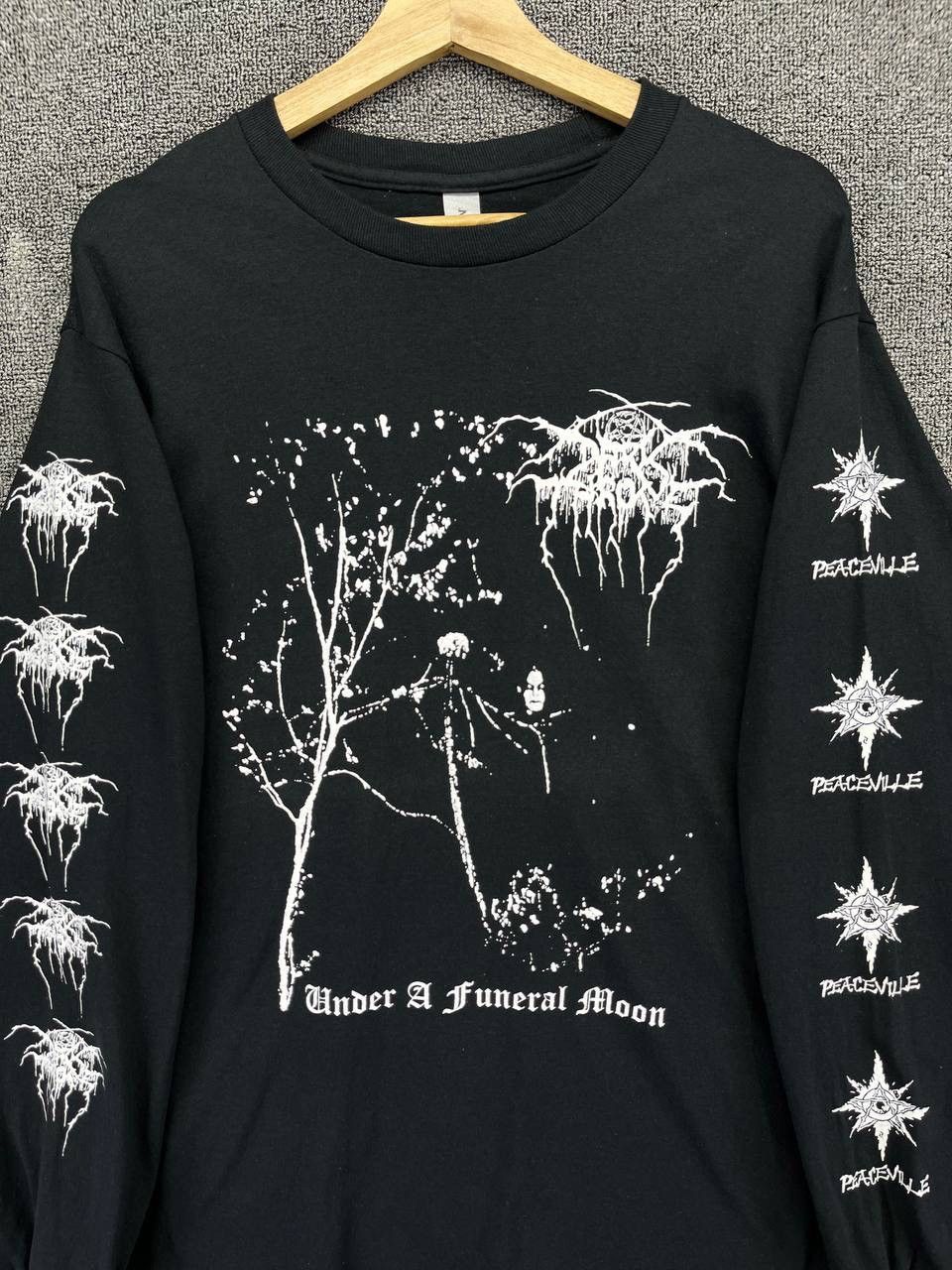 Band Tees Darkthrone Under A Funeral Moon Black Metal Band T Shirts Size US M / EU 48-50 / 2 - 5 Thumbnail