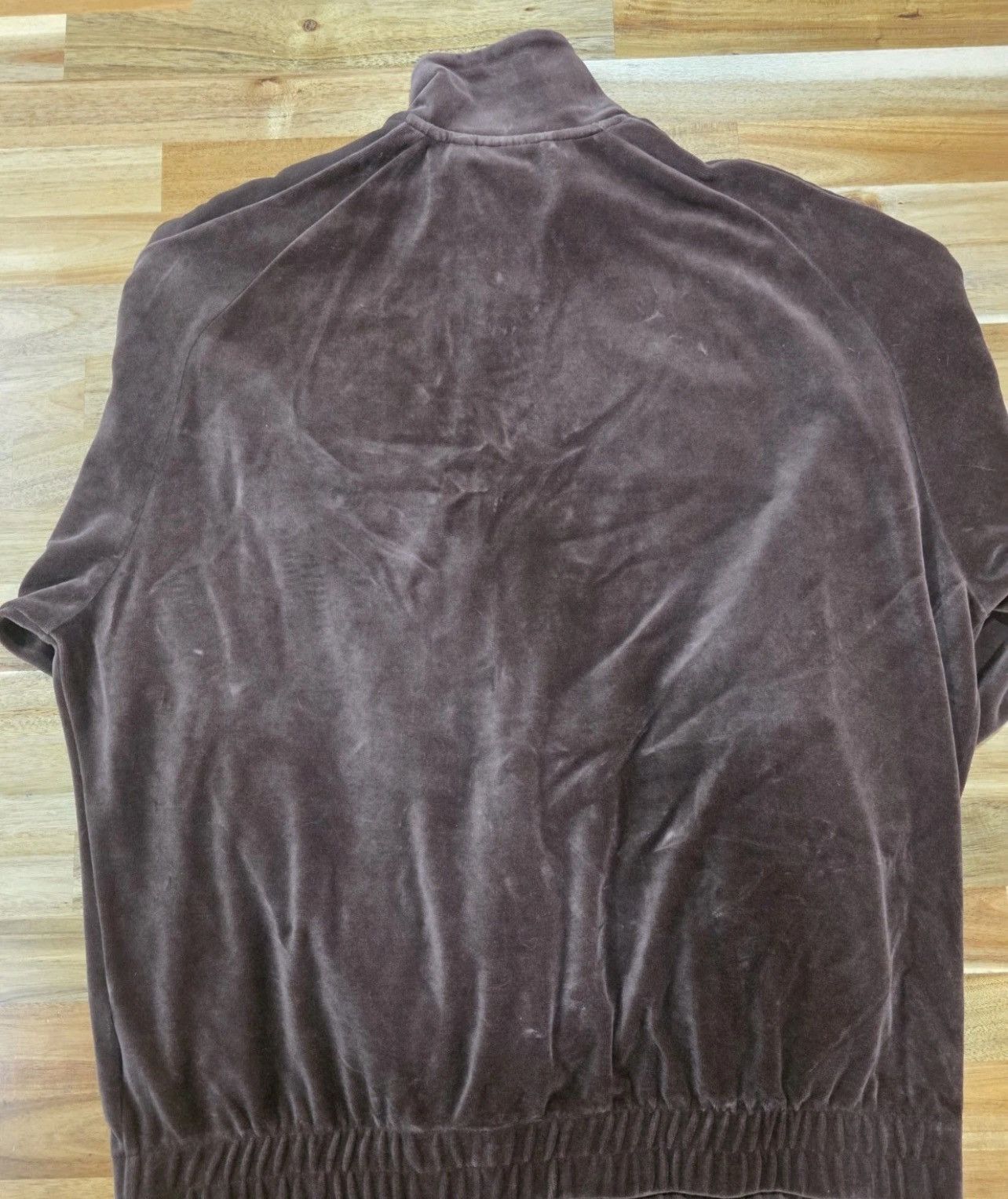 Puma × Vintage Puma T7 Velour Oversized Tracksuit Set Medium Brown Size US 32 / EU 48 - 3 Thumbnail