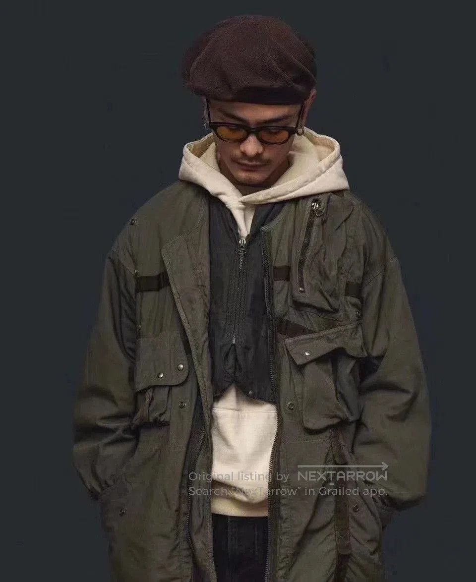 Visvim visvim paratrooper coat with unique dyeing technique. Size US L / EU 52-54 / 3 - 8 Thumbnail