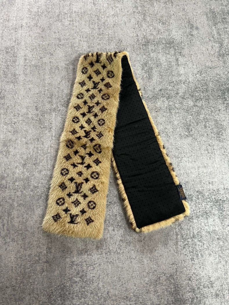 Louis Vuitton Louis Vuitton Leopard Mink Fur Scarf - dmc Size ONE SIZE - 1 Thumbnail