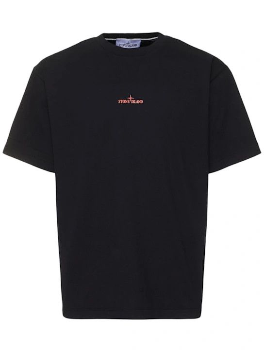 Stone Island o1lsvrm0425 Cotton T-Shirt in Black Size US S / EU 44-46 / 1 - 1 Thumbnail