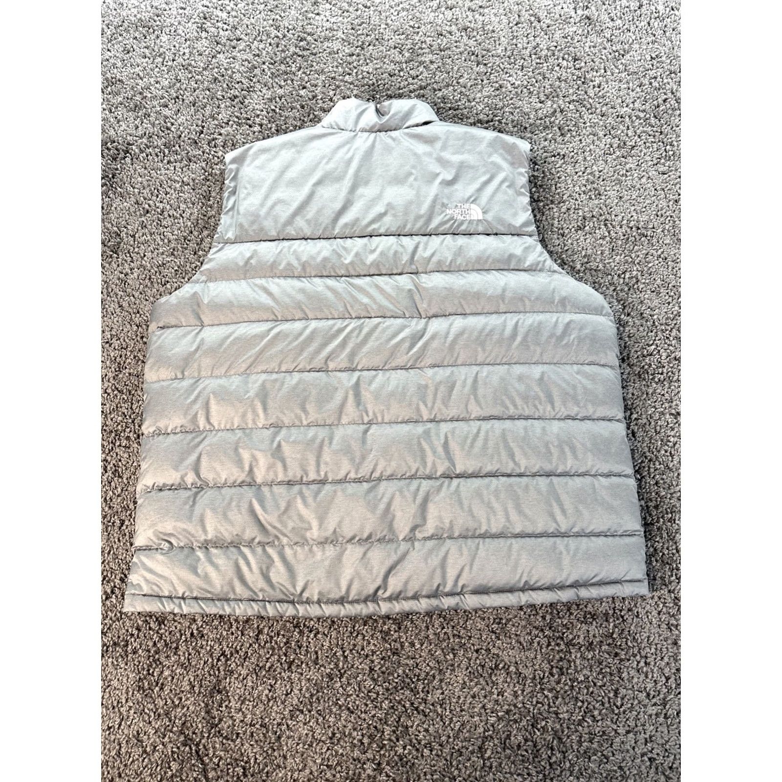 The North Face The North Face Vest Mens 2XL Gray 550 Down Insulated Puffer Full Zip Size US XXL / EU 58 / 5 - 5 Thumbnail