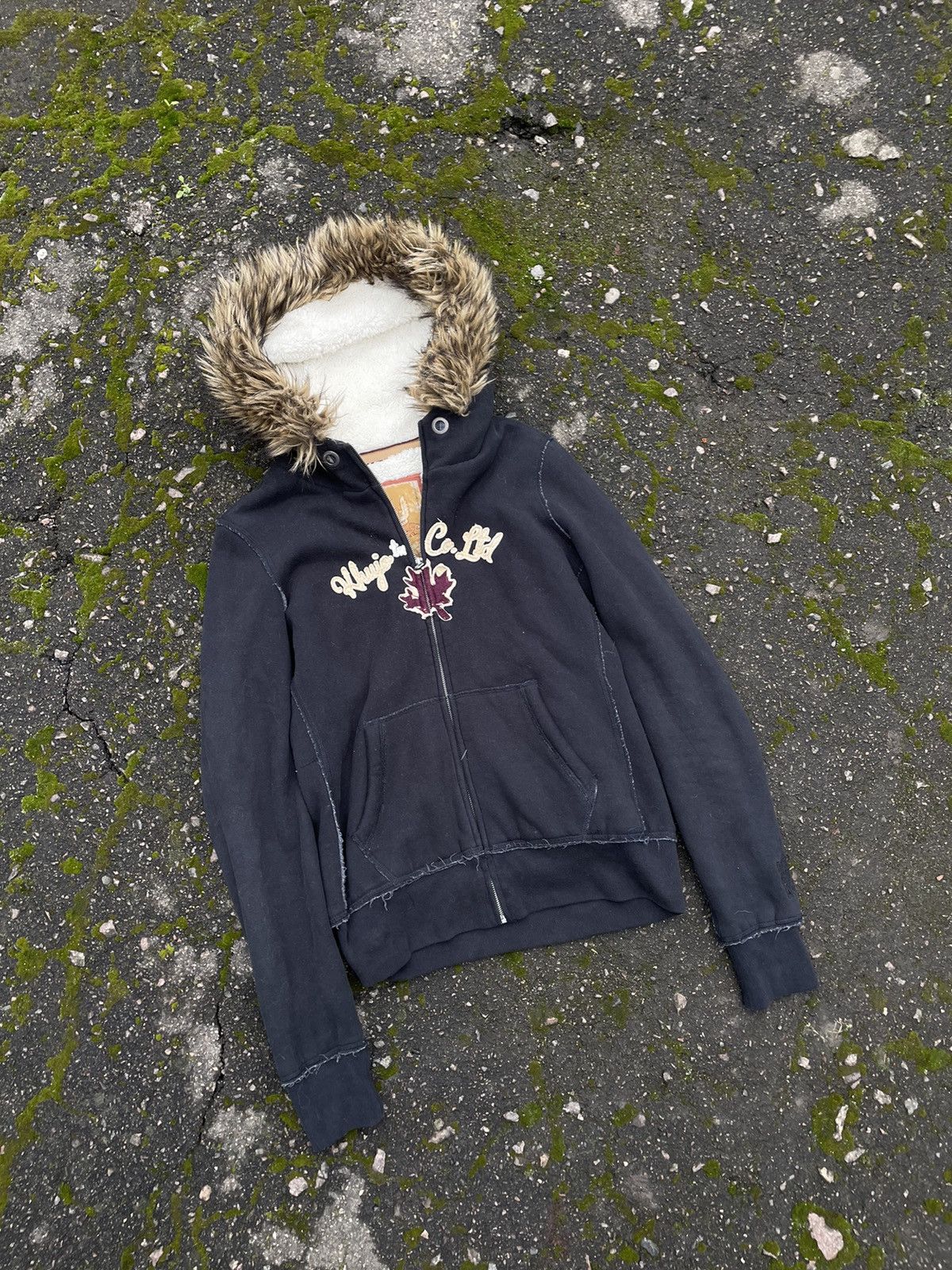 Hysteric Glamour VTG💥Fur Zip Hoodie Khujo Abercrombie Size US L / EU 52-54 / 3 - 1 Thumbnail