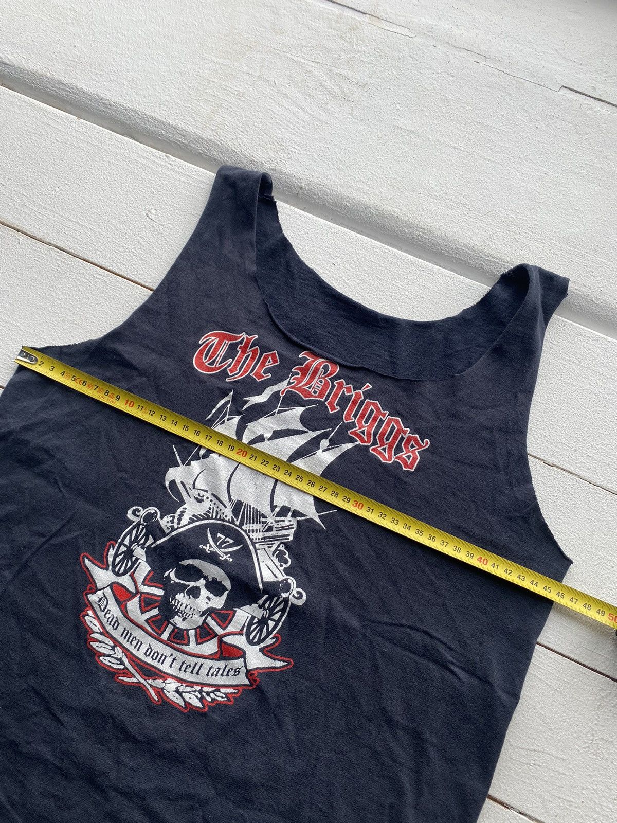 Band Tees × Vintage VNTG The Briggs Dead Men Black Faded Tank Top Mens Shirt S Size US S / EU 44-46 / 1 - 9 Thumbnail