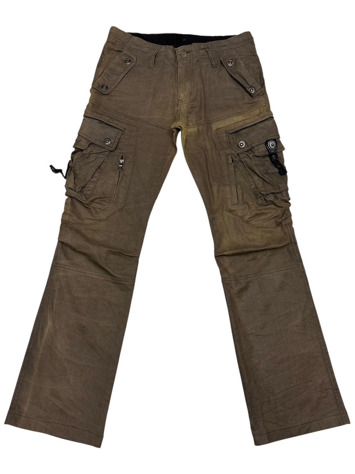 Tornado Mart TORNADO MART FLARE SUN FADED CARGO PANTS Size US 32 / EU 48 - 8 Thumbnail