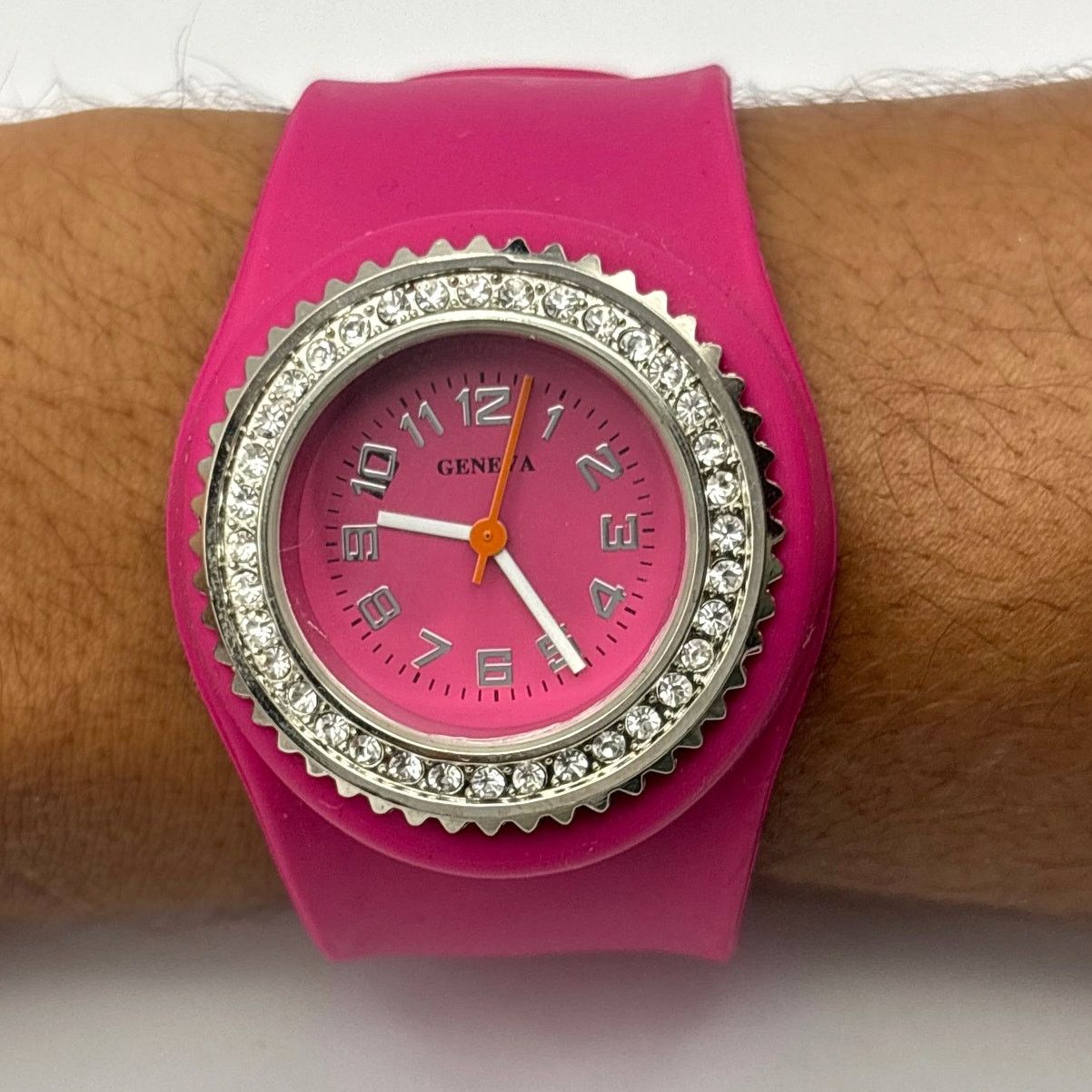 Geneva Y2K Pink Slap On Geneva Watch Size ONE SIZE - 1 Thumbnail
