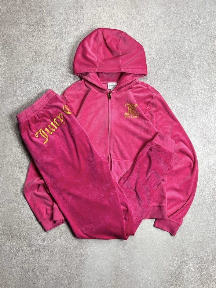 Other VINTAGE JUICY COUTURE BIG LOGO VELOUR BAGGY TRACKSUIT M Size M / US 6-8 / IT 42-44 - 1 Thumbnail