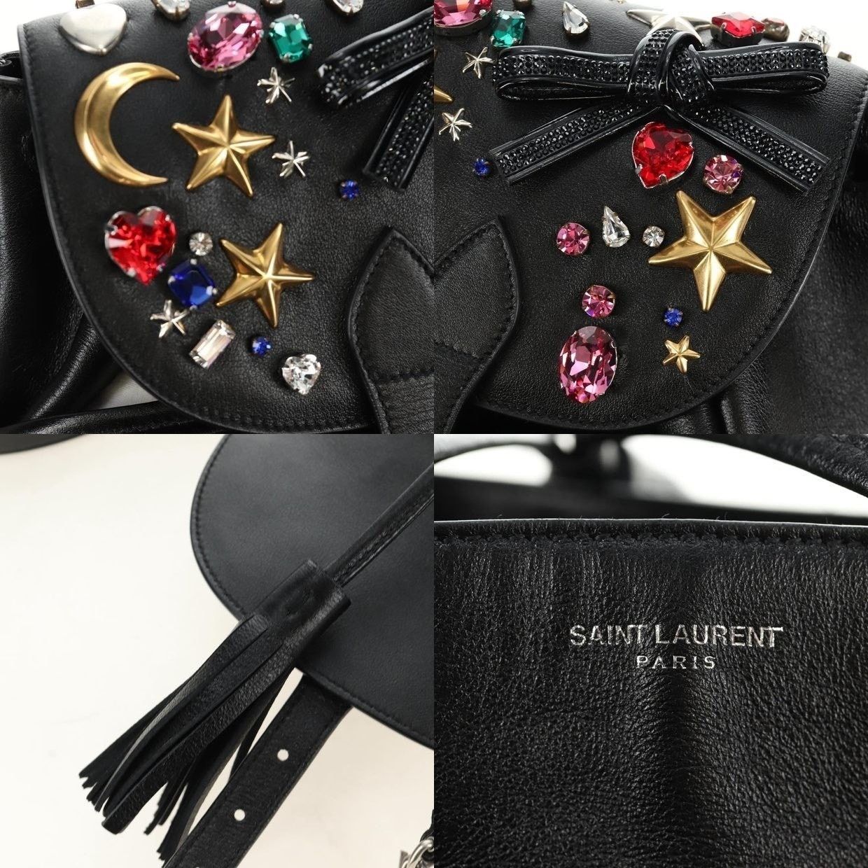 Saint Laurent Paris Saint Laurent-Backpack Black Leather Backpack Size ONE SIZE - 12 Thumbnail