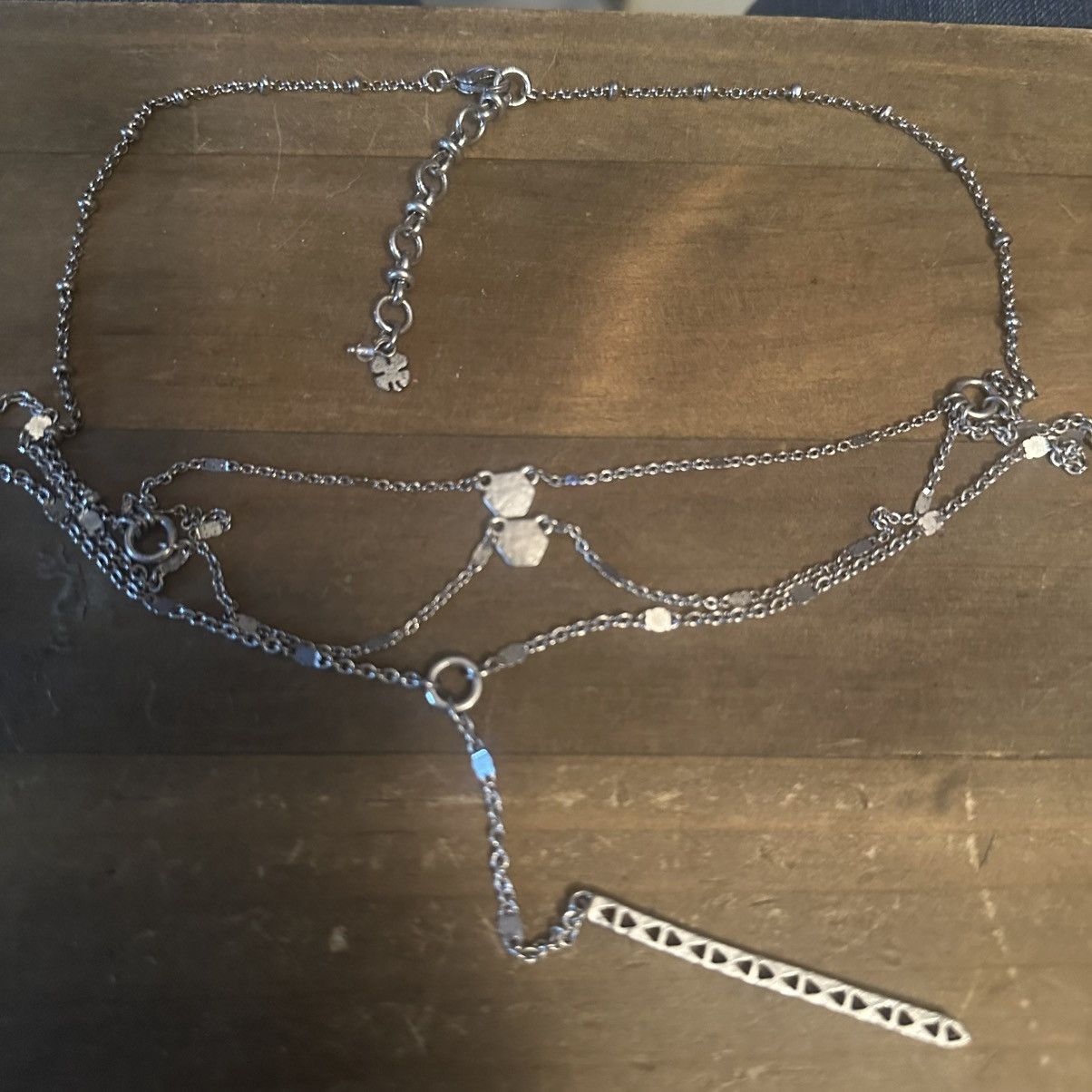 Lucky Brand Lucky Brand silver tone layered pendant necklace Size ONE SIZE - 2 Thumbnail